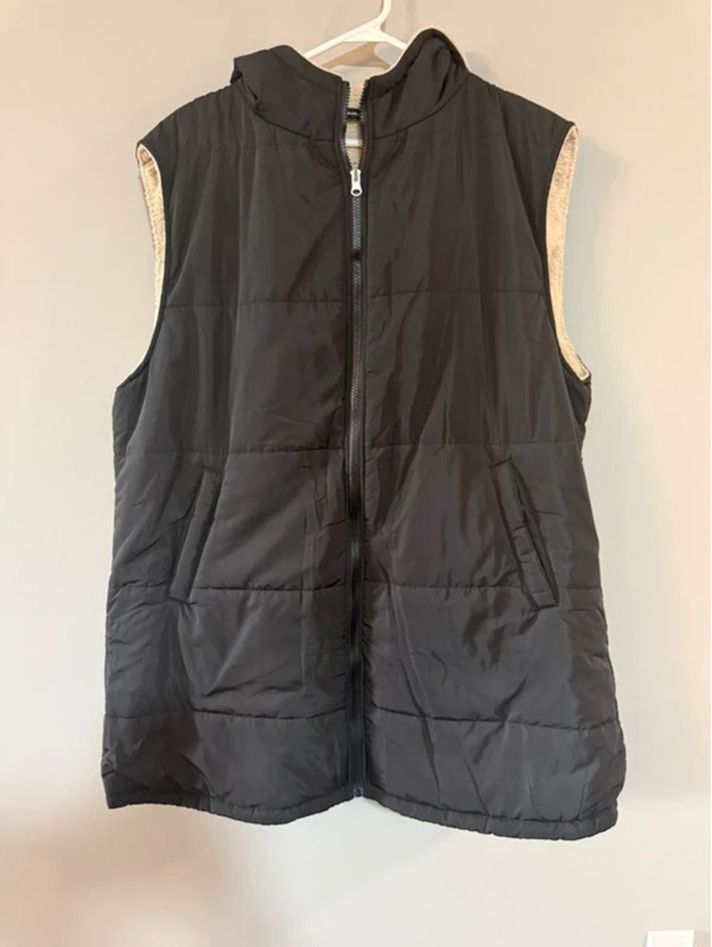Pretty Garden Long Vest With Hood 2XL